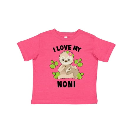 Inktastic Cute Sloth I Love My Noni with Green Leaves Gift Toddler Boy or Toddler Girl T-Shirt
Inktastic Cute Sloth I Love My Noni with Green Leaves Gift Toddler Boy or Toddler Girl T-Shirt
