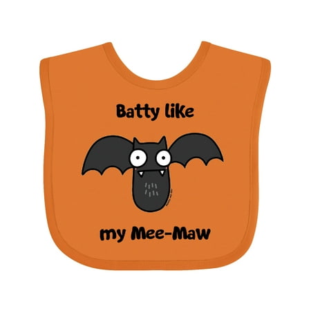 Inktastic Batty Like My Mee-Maw Gift Baby Boy or Baby Girl Bib
