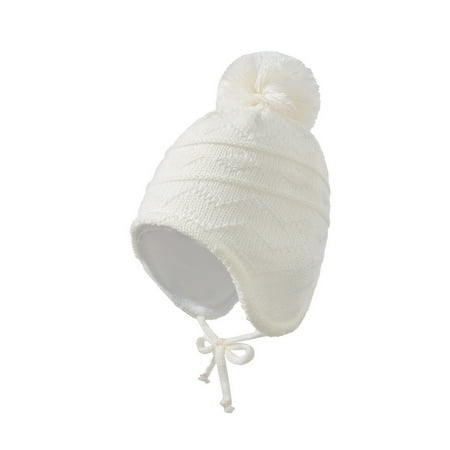 Toddler Baby Boy Girl Winter Knitted Beanie Earflap Hat Warm Knit Skull Cap Beanie With Pom
Toddler Baby Boy Girl Winter Knitted Beanie Earflap Hat Warm Knit Skull Cap Beanie With Pom