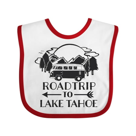 Inktastic Road Trip to Lake Tahoe Gift Baby Boy or Baby Girl Bib