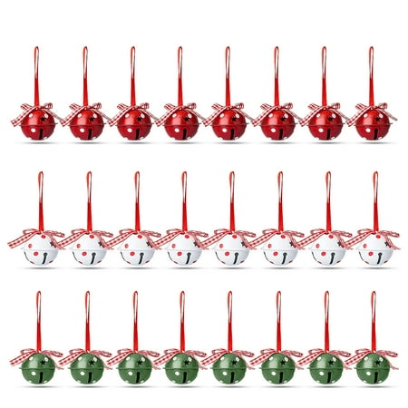 24 Pieces Christmas Bells Kit Metal Iron Hanging Pendants Xmas Decorations Crafts Gift Set for Indoor Outdoor
24 Pieces Christmas Bells Kit Metal Iron Hanging Pendants Xmas Decorations Crafts Gift Set for Indoor Outdoor