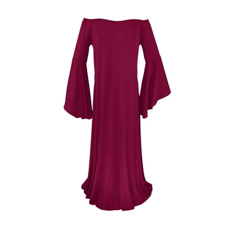 asdoklhq Maternity Dresses for Women Plus Size Ladies Solid Color Ruffles Long Sleeves Off Shoulder Dress Photography Party Dress Long Skirt
asdoklhq Maternity Dresses for Women Plus Size Ladies Solid Color Ruffles Long Sleeves Off Shoulder Dress Photography Party Dress Long Skirt