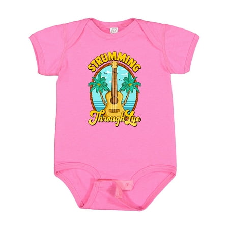 Inktastic Ukulele Hawaiian Muic Gift Gift Baby Boy or Baby Girl Bodysuit
