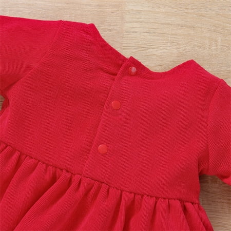 dmqupv Tutu Dress For Girls Girl s Long Sleeve Lettuce Trim Ribbed Knit Short Bodycon Dress Red 12-18 Months
dmqupv Tutu Dress For Girls Girl s Long Sleeve Lettuce Trim Ribbed Knit Short Bodycon Dress Red 12-18 Months