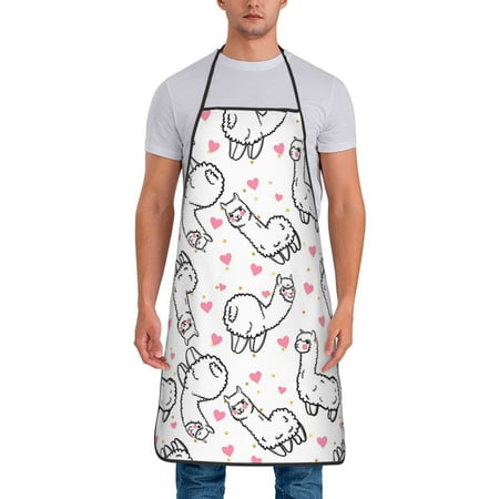 Aprons for Men Women - Alpacas and Hearts Cooking Kitchen Apron Chef Apron Waterproof Apron for Painting Pottery Baking BBQ Gardening Salon Gift For women Men
Aprons for Men Women - Alpacas and Hearts Cooking Kitchen Apron Chef Apron Waterproof Apron for Painting Pottery Baking BBQ Gardening Salon Gift For women Men