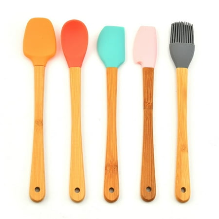 Food Grade Silicone for Butter Cooking Multicolor Mini Spatula Ca Cream Oil Brush Bamboo Handle Baking Tools Multi Purpose
Food Grade Silicone for Butter Cooking Multicolor Mini Spatula Ca Cream Oil Brush Bamboo Handle Baking Tools Multi Purpose