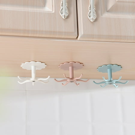 6-claw 360 Degree Rotating Wall Mounted Hook Coat Hanger Kitchen Bathroom Tools Pink ABS Non-marking Glue
6-claw 360 Degree Rotating Wall Mounted Hook Coat Hanger Kitchen Bathroom Tools Pink ABS Non-marking Glue