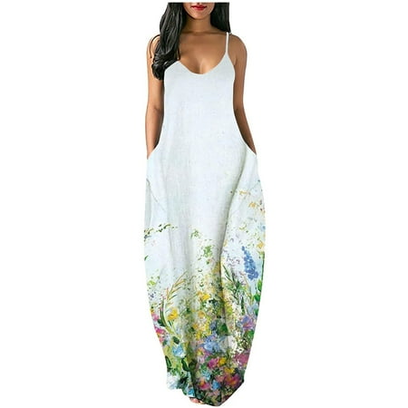 Dresses for Women 2022 Sexy Dresses for Women Women Casual Large Size Print O-Neck Pockets Sleeveless Maxi Long Dress on Clearance Summer Dresses for Women 2022 Summer Dresses for Women Green 2XL
Dresses for Women 2022 Sexy Dresses for Women Women Casual Large Size Print O-Neck Pockets Sleeveless Maxi Long Dress on Clearance Summer Dresses for Women 2022 Summer Dresses for Women Green 2XL