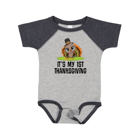 Inktastic First Thanksgiving Pilgrim Turkey Gift Baby Boy or Baby Girl Bodysuit
Inktastic First Thanksgiving Pilgrim Turkey Gift Baby Boy or Baby Girl Bodysuit