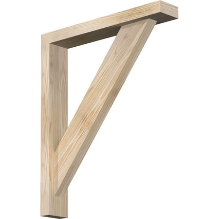 Ekena Millwork 3 1/2 W x 20 D x 24 H Traditional Block Smooth Bracket w/ Offset Brace Douglas Fir
Ekena Millwork 3 1/2 W x 20 D x 24 H Traditional Block Smooth Bracket w/ Offset Brace Douglas Fir