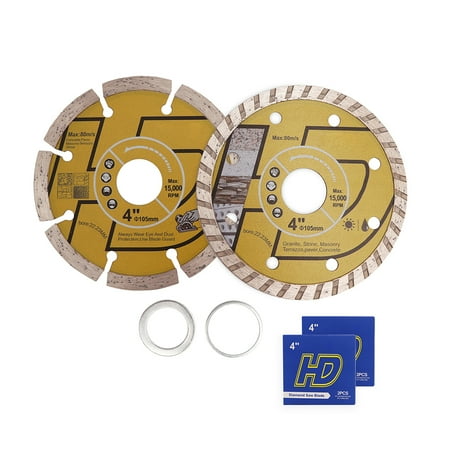 Diamond-Blade for Angle-Grinder Diamond-Cutting-Wheel 4 Inches for Tile Concrete Ceramic Marble Stone Granite Terrazzo - 4PCS
Diamond-Blade for Angle-Grinder Diamond-Cutting-Wheel 4 Inches for Tile Concrete Ceramic Marble Stone Granite Terrazzo - 4PCS
