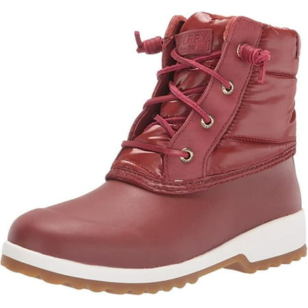 Sperry STS86689-7.5 Womens Maritime Repel Snow Boot Red Nylon - Size 7.5