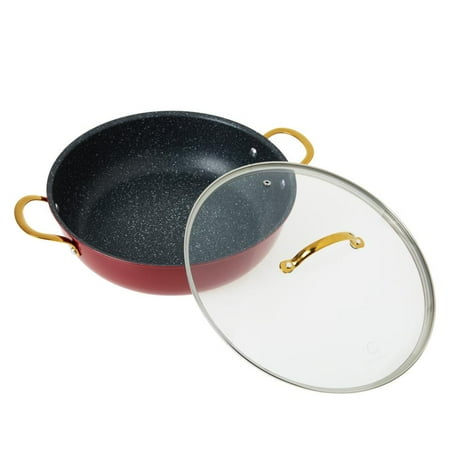 Curtis Stone Dura-Pan Nonstick 12 Sauteuse Pan Open Box