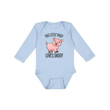Inktastic This Little Piggy Loves Daddy- Cute Gift Baby Boy or Baby Girl Long Sleeve Bodysuit
Inktastic This Little Piggy Loves Daddy- Cute Gift Baby Boy or Baby Girl Long Sleeve Bodysuit