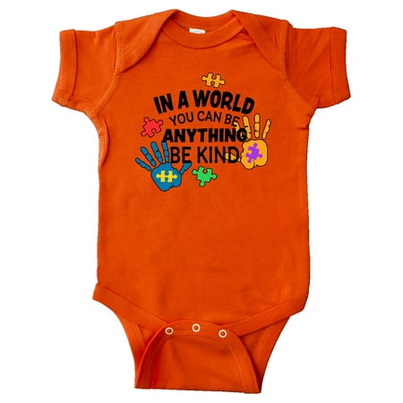 Inktastic In a World You Can Be Anything Be Kind Autism Awareness Gift Baby Boy or Baby Girl Bodysuit
Inktastic In a World You Can Be Anything Be Kind Autism Awareness Gift Baby Boy or Baby Girl Bodysuit