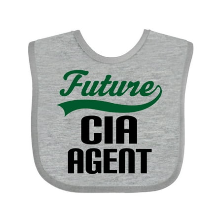 Inktastic Future CIA Agent childs gift Gift Baby Boy Bib
