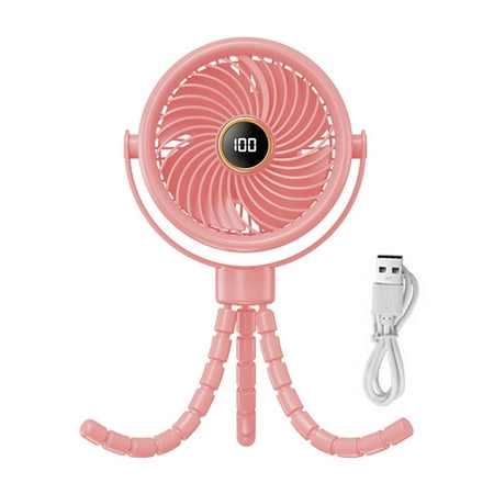 PUREOY Portable Baby Stroller Fan Mini Octopus Clip Fan with LED Display 720-degree Rotate Flexible Tripod Small Personal Cooling Desktop Fan
PUREOY Portable Baby Stroller Fan Mini Octopus Clip Fan with LED Display 720-degree Rotate Flexible Tripod Small Personal Cooling Desktop Fan