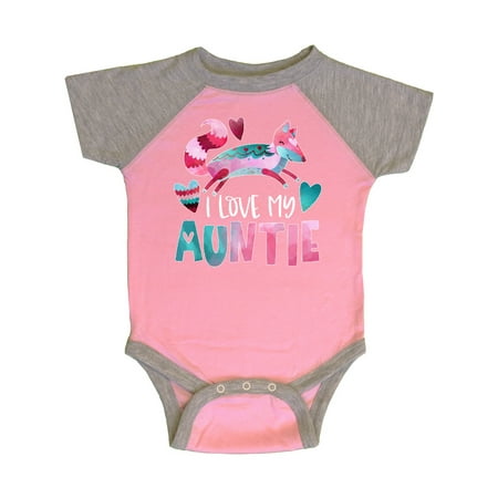 Inktastic I Love My Auntie Pink and Blue Fox with Hearts Gift Baby Boy or Baby Girl Bodysuit
Inktastic I Love My Auntie Pink and Blue Fox with Hearts Gift Baby Boy or Baby Girl Bodysuit