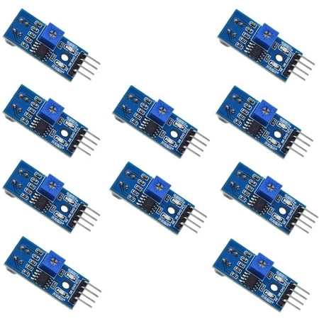 10 Pcs TCRT5000 Infrared Reflective Photoelectric Switch IR Barrier Line Track Sensor
10 Pcs TCRT5000 Infrared Reflective Photoelectric Switch IR Barrier Line Track Sensor