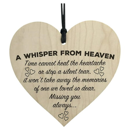 Handmade Wooden Commemorative Love Wooden Sign Pendant