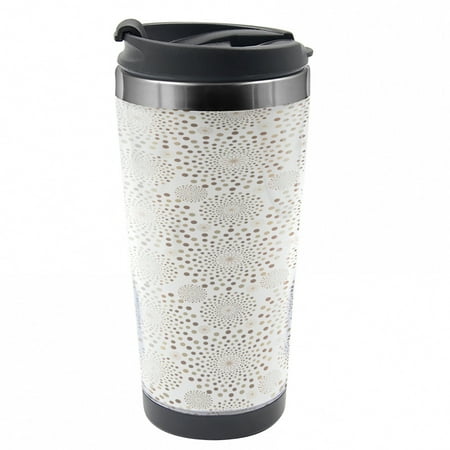 Abstract Travel Mug Flower Arrangement Pattern Steel Thermal Cup 16 oz by Ambesonne
Abstract Travel Mug Flower Arrangement Pattern Steel Thermal Cup 16 oz by Ambesonne