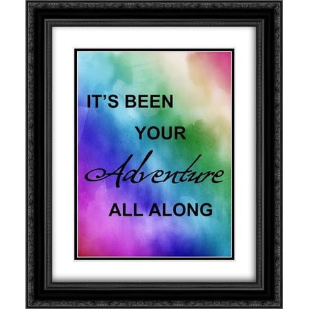 Bright Adventure 2x Matted 20x24 Black Ornate Framed Art Print by Lewis, Sheldon