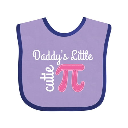 Inktastic Daddy Little Cutie Pi Day Math Girls Gift Baby Girl Bib