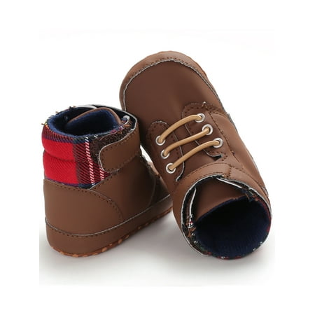 Pudcoco Baby Soft Sole Cotton Crib Shoes Anti-slip Sneaker Prewalker