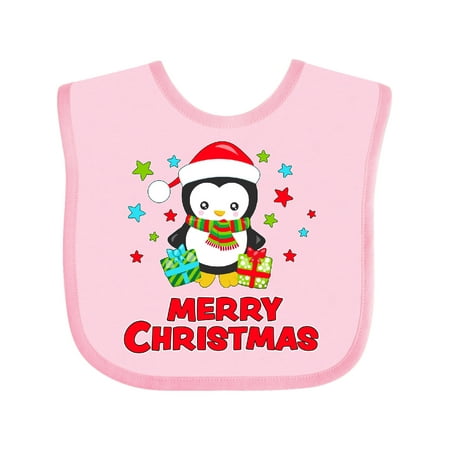 Inktastic Merry Christmas Penguin in Santa Hat with Gifts Gift Baby Boy or Baby Girl Bib 
Inktastic Merry Christmas Penguin in Santa Hat with Gifts Gift Baby Boy or Baby Girl Bib