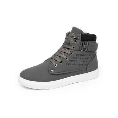 Oucaili Mens Casual Shoes Lace Up Suede Fashion Sneaker Comfort Ankle Boots