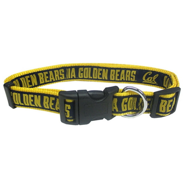 Pets First College California Golden Bears Pet Collar, 3 Sizes Available, Sports Fan Dog Collar - Medium
