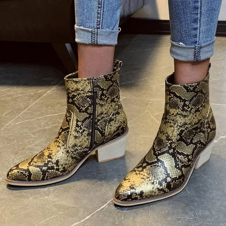 Christmas Booties Pointed Serpentine Fashion Short Non Slip Hight Zipper Women Heels Shoes Toe Women s Boots
Christmas Booties Pointed Serpentine Fashion Short Non Slip Hight Zipper Women Heels Shoes Toe Women s Boots