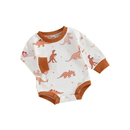 FEORJGP Infant Boys Girls Valentine’s Day Clothes Newborn Baby Sweatshirt Romper Long Sleeve Jumpsuit Cute Dinosaur Print Bodysuit Round Neck Playsuit Loose Casual Daily Clothes
FEORJGP Infant Boys Girls Valentine’s Day Clothes Newborn Baby Sweatshirt Romper Long Sleeve Jumpsuit Cute Dinosaur Print Bodysuit Round Neck Playsuit Loose Casual Daily Clothes