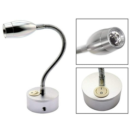 Reading Light for Bed Wall Mount Bedside Reading Light RV Boat Reading Minimalist Flexible Gooseneck with Switch LED Reading Light for Bedroom (Silver 23.7*6.5cm)
Reading Light for Bed Wall Mount Bedside Reading Light RV Boat Reading Minimalist Flexible Gooseneck with Switch LED Reading Light for Bedroom (Silver 23.7*6.5cm)