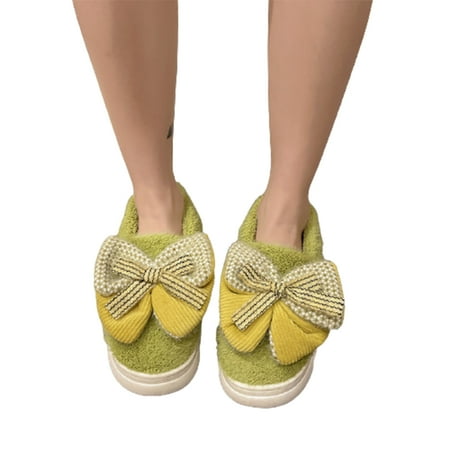 Womens Plush Slippers with Anti-slip Sole and Bow Platform Shoes Winter Indoor with Anti-slip Sole and Bow Platform Shoes Winter Indoor Home Supply Plush Green 38 / 39 (shoe Inner Length 230mm)
Womens Plush Slippers with Anti-slip Sole and Bow Platform Shoes Winter Indoor with Anti-slip Sole and Bow Platform Shoes Winter Indoor Home Supply Plush Green 38 / 39 (shoe Inner Length 230mm)