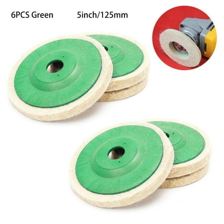 BAMILL 6*green 125mm 5 Wool Polishing Wheel Felt Polishing Pad For Angle Grinder
BAMILL 6*green 125mm 5 Wool Polishing Wheel Felt Polishing Pad For Angle Grinder