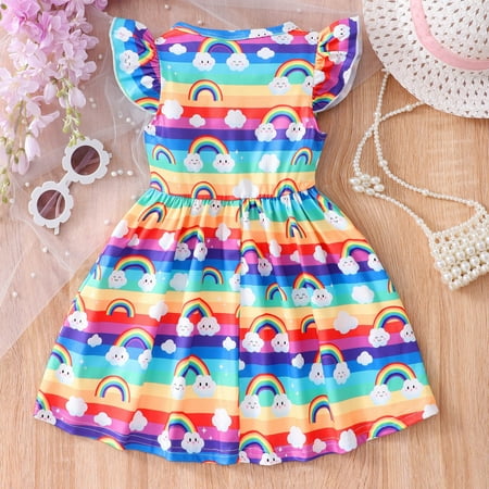 Aayomet Flower Girl Dresses For Wedding Toddler Girls Fly Sleeve Cartoon Prints Princess Dress Dance Party Dresses Clothes Purple 2-3 Years
Aayomet Flower Girl Dresses For Wedding Toddler Girls Fly Sleeve Cartoon Prints Princess Dress Dance Party Dresses Clothes Purple 2-3 Years