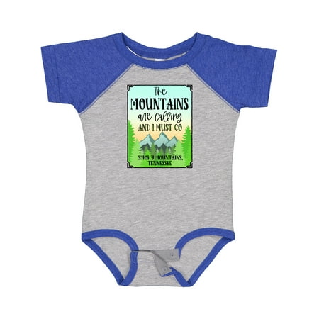 Inktastic The Mountains Are Calling- Smoky Mountain Tennessee Gift Baby Boy or Baby Girl Bodysuit
Inktastic The Mountains Are Calling- Smoky Mountain Tennessee Gift Baby Boy or Baby Girl Bodysuit
