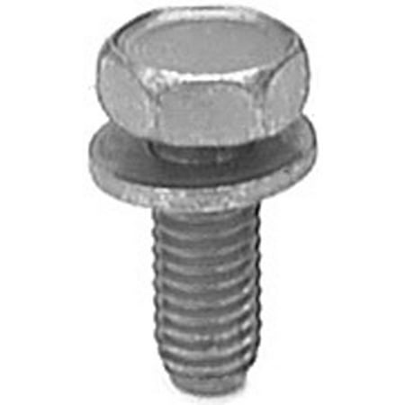 AMZ Clips And Fasteners 50 M6-1.0 X 12mm Hex Head Sems Body Bolts