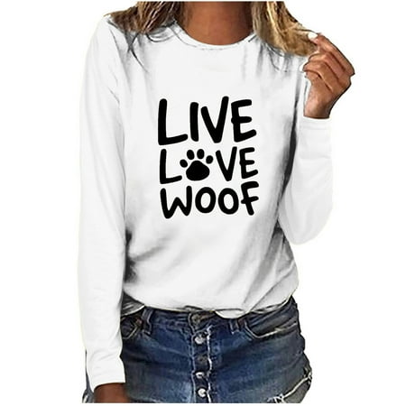 Mrat Womens Long Sleeve Blouse Round-Neck Shirts Ladies Printed Casual Loose Round Neck Long Sleeve T-shirt Tunic Tops Blouse Long Sleeve Bustier Tops for Female
Mrat Womens Long Sleeve Blouse Round-Neck Shirts Ladies Printed Casual Loose Round Neck Long Sleeve T-shirt Tunic Tops Blouse Long Sleeve Bustier Tops for Female
