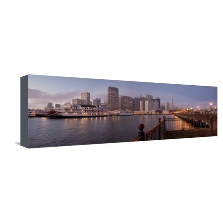 Bay Pano #120 Stretched Canvas Print Wall Art By Alan Blaustein