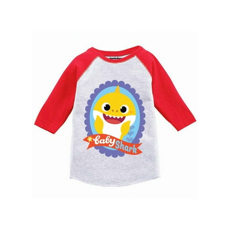 Baby Shark Shirt for Toddler Boys Girls - Baby Shark Portrait Long Sleeve Tee - 2t 3t 4t 5t
Baby Shark Shirt for Toddler Boys Girls - Baby Shark Portrait Long Sleeve Tee - 2t 3t 4t 5t