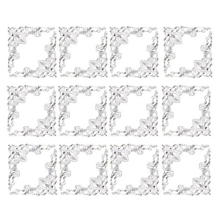 24 Pcs Vintage Metal Book Corner Protector Box Book Scrapbook Album Corner Decorative Protector Cover (White)
24 Pcs Vintage Metal Book Corner Protector Box Book Scrapbook Album Corner Decorative Protector Cover (White)
