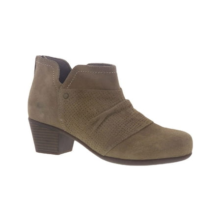 Array Womens Blair Suede Block Heel Ankle Boots