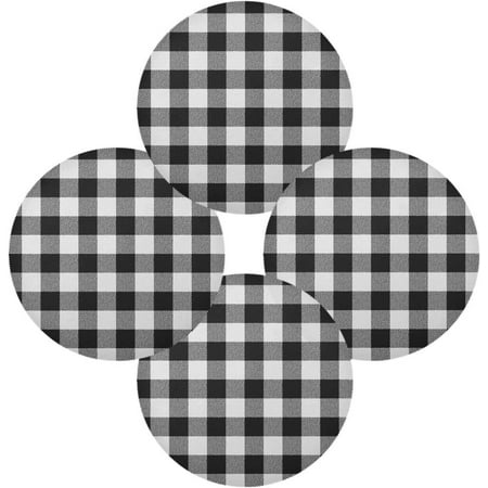 Coolnut Buffalo Plaid Round Placemats Set of 4 Non-Slip Heat Resistant Washable Table Mats for Kitchen Dining Room Party Decor
Coolnut Buffalo Plaid Round Placemats Set of 4 Non-Slip Heat Resistant Washable Table Mats for Kitchen Dining Room Party Decor
