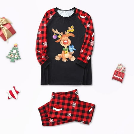 Cntydi Pajamas for Women Gifts Parent-child Attire Christmas Suits Patchwork Plaid Printed Homewear Round Neck Long Sleeve Pajamas Two-piece Dad Sets
Cntydi Pajamas for Women Gifts Parent-child Attire Christmas Suits Patchwork Plaid Printed Homewear Round Neck Long Sleeve Pajamas Two-piece Dad Sets
