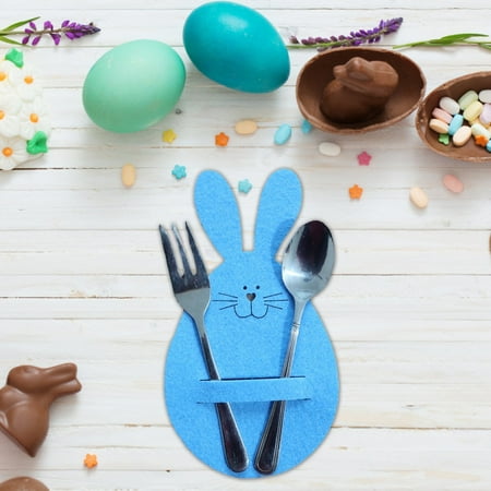 MRULIC Tableware Easter Bunny Head Knife And Fork Bag Rabbit Head Cutlery Set 4 Sets Three Colors + B
MRULIC Tableware Easter Bunny Head Knife And Fork Bag Rabbit Head Cutlery Set 4 Sets Three Colors + B