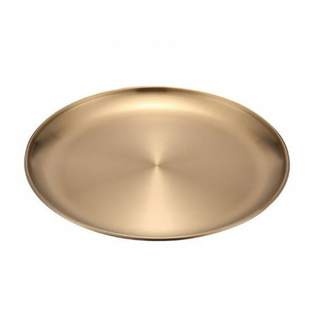 Gold Round Storage Trays Stainless Steel Metal Presentation Plates Decorative Storage Organizer Serving Tray for Jewelry/Cosmetic/Kitchen Tableware Simple Round Storage Dish
Gold Round Storage Trays Stainless Steel Metal Presentation Plates Decorative Storage Organizer Serving Tray for Jewelry/Cosmetic/Kitchen Tableware Simple Round Storage Dish