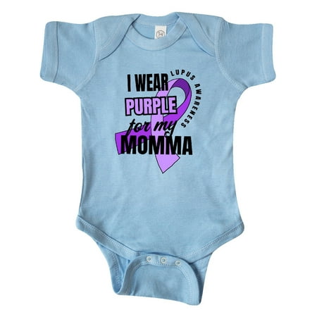 Inktastic I Wear Purple For My Momma Lupus Awareness Gift Baby Boy or Baby Girl Bodysuit
Inktastic I Wear Purple For My Momma Lupus Awareness Gift Baby Boy or Baby Girl Bodysuit
