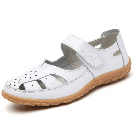Women s Flat Sandals with Easy-Fasten Buckle - Comfortable Non-Slip Adjustable Strappy Round Toe Solid Color
Women s Flat Sandals with Easy-Fasten Buckle - Comfortable Non-Slip Adjustable Strappy Round Toe Solid Color